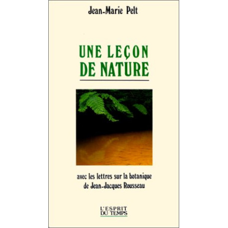 Une leçon de nature avec les lettres sur la botanique de...