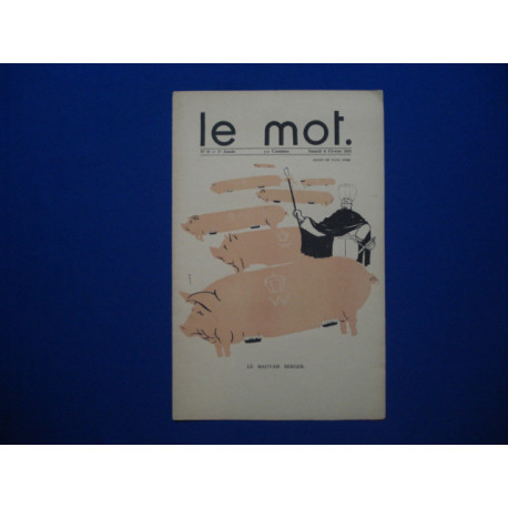 LE MOT. N°9- 1re Année. Samedi 6 fév. 1915