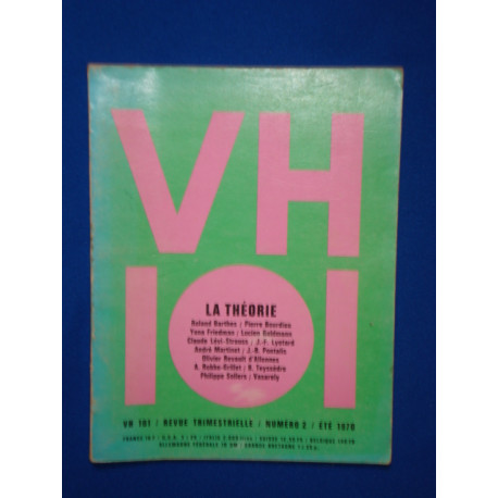 VH 101 revue trimestrielle. N° 2