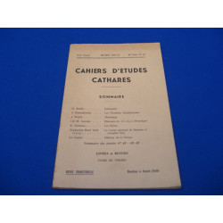 Cahiers d'Etudes Cathares. XXe année. IIe série. N°44