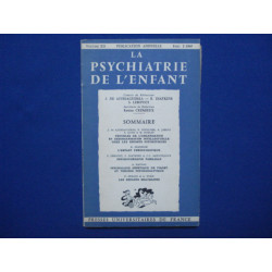 La Psychiatrie de L'Enfant. Vol. XII. Fasc. 2