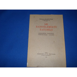 Les Radioéléments Naturels. Propriétés chimiques. Préparation. Dosage