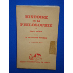 Histoire De La Philosophie Tome II La Philosophie Moderne