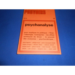 REVUE: Pouvoirs. PSYCHANALYSE. N°11