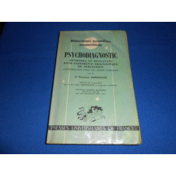 Psychodiagnostic. Méthodes et résultats d'une expérience...