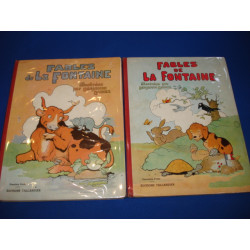 Les Fables de LA FONTAINE illustrées par Benjamin RABIER 2 volumes