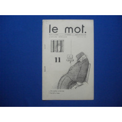 LE MOT. N°11-1re Année. Samedi 20 Fév. 1915