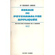 Essais de psychanalyse appliquée.... Tome 1 : Essais de...