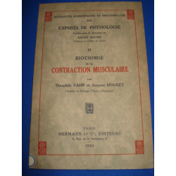 II. Biochimie de la contraction Musculaire