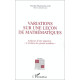 Variations sur une leçon de mathématiques: Analyse d'une séquence...