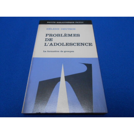 Problèmes de l'adolescence : La formation de groupes. N°153