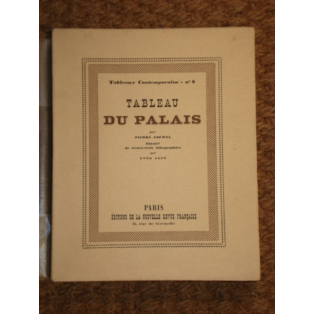 TABLEAU DU PALAIS [Tableaux Contemporains n°8]