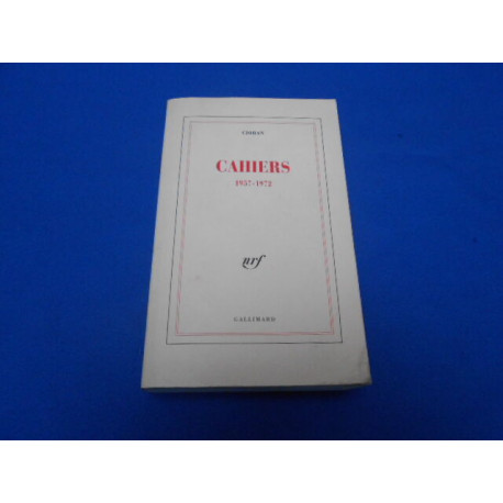 Cahiers 1957-1972